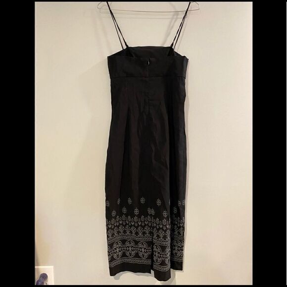 GUESS JEAN FITTED REMOVABLE STRAP SLEEVELESS DRESS - Picture 1 of 6